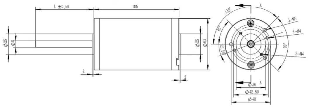 Outline drawing of the H63ZYT