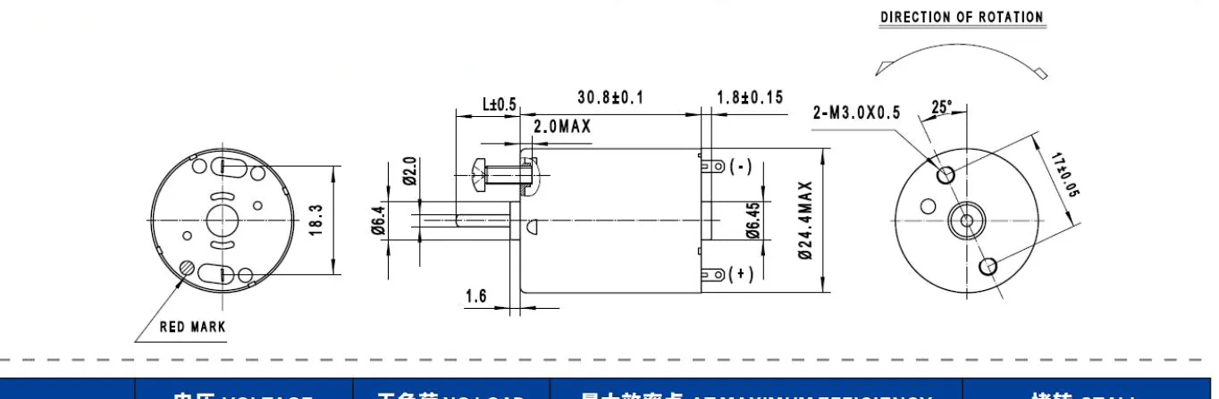 Outline drawing of the HRF-370CH