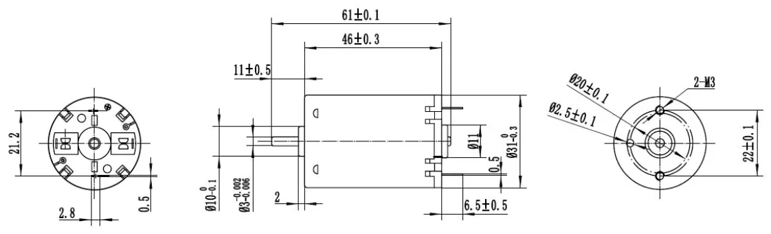 Outline drawing of the HRS-457SH